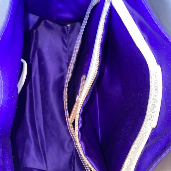 💕 Gently Loved Henri Bendel Jetsetter Convertible Bag in Gray ✨ - Picture 7 of 15